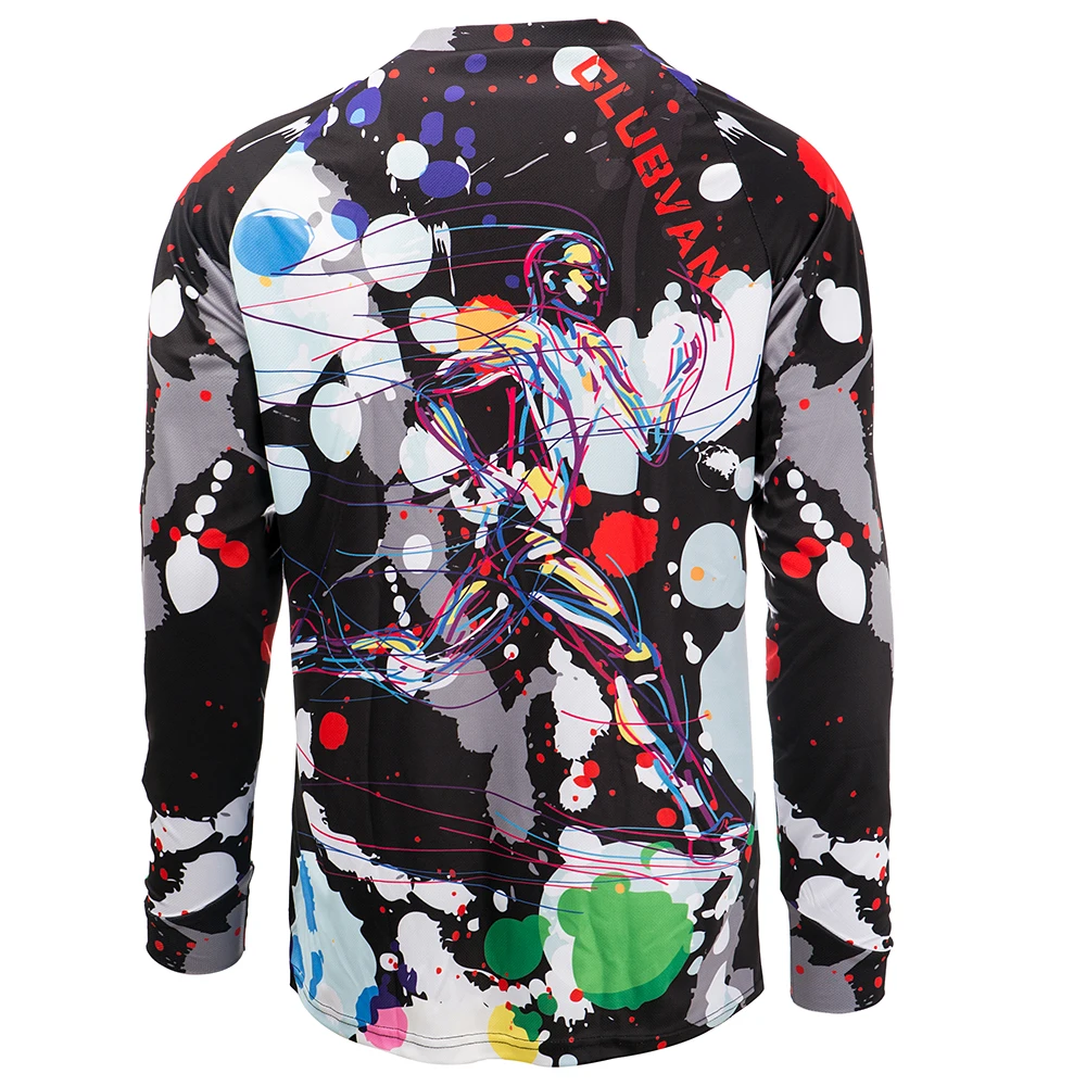 Downhill Mountain Bike Clothes Racing Clothing DH MTB Shirts Long Sleeve Cycling Jersey BMX Motocross T Shirt Men