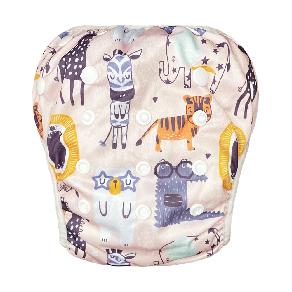 1PC Reusable Baby Swim  Diapers OS Adjustable Washable Breathable Mesh Cloth Baby Pool Nappies For Swimming