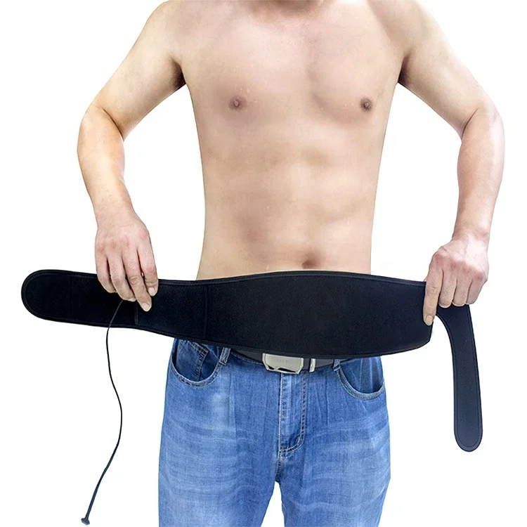 2021 Hot sell electric heating waist massage belt heated belly vibrating waist massage slimming belt for other massage products