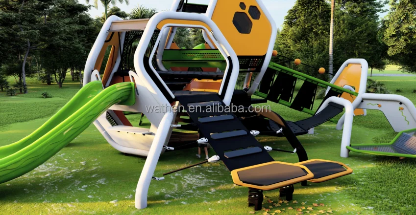 Factory Price Customization Outdoor Playground Equipment Plastic Slide Children Amusement Park Play Set