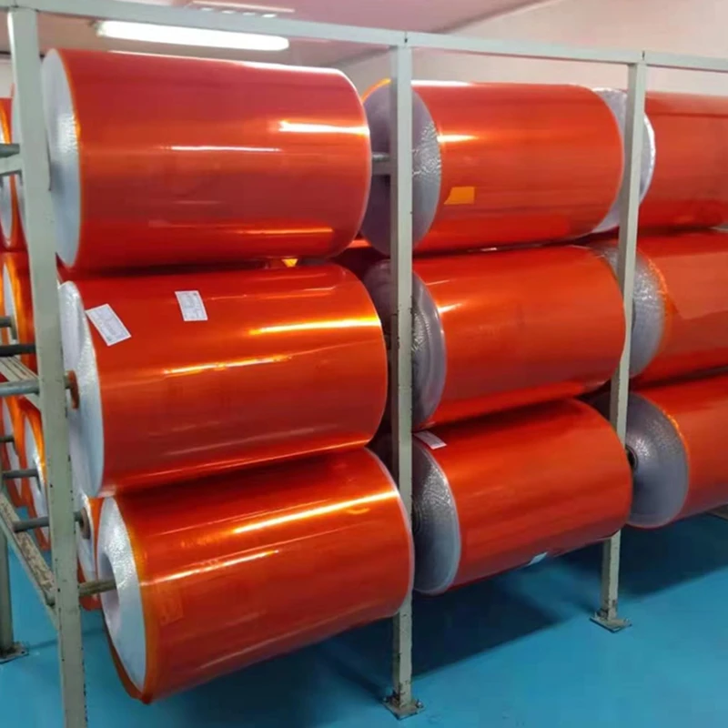 Thermoforming folding box blister packing clear transparent rigid PVC film sheet