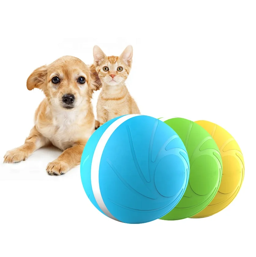 Automatic Crazy Jumping Ball Intelligent Funny  Cat  Dog Dental Chew Pet Interactive Toy Bite-resistant Smart Dog Ball Toys