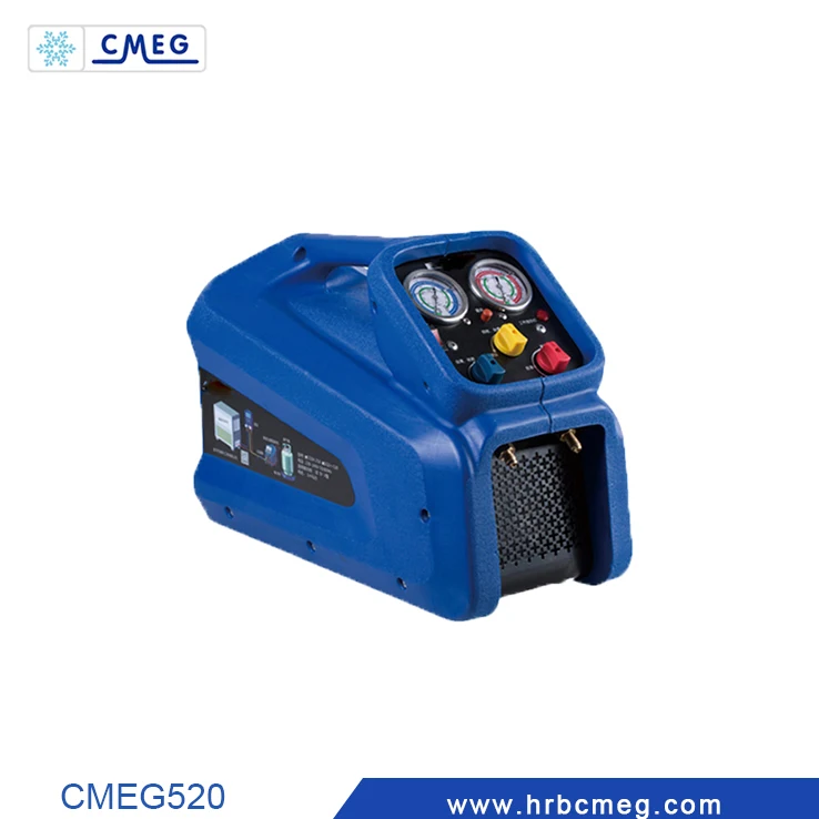 Hot selling R134a recovery unit for refrigerant with oil separator refrigerant gas dual voltage