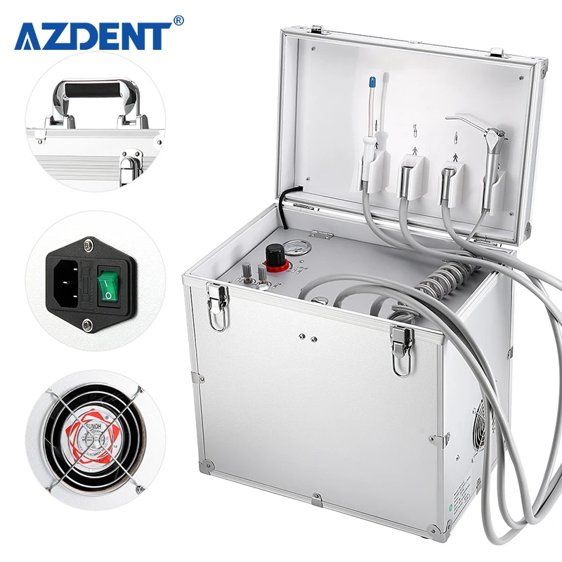 Top quality Portable Dental Unit with Air Compressor BD-402