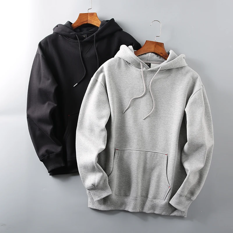 Reverse Weave Combed Cotton blank Fleece zip up  Hoodie