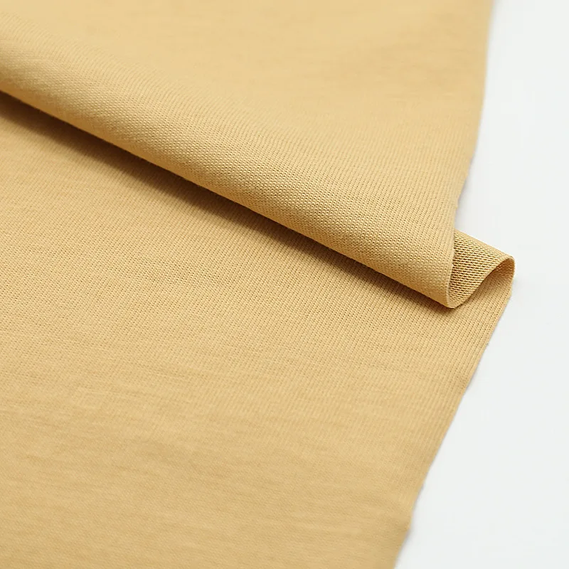 Top Quality Textile 32s Double Yarn 220gsm Oversize 100% Cotton Knitting Jersey T-shirt Fabric