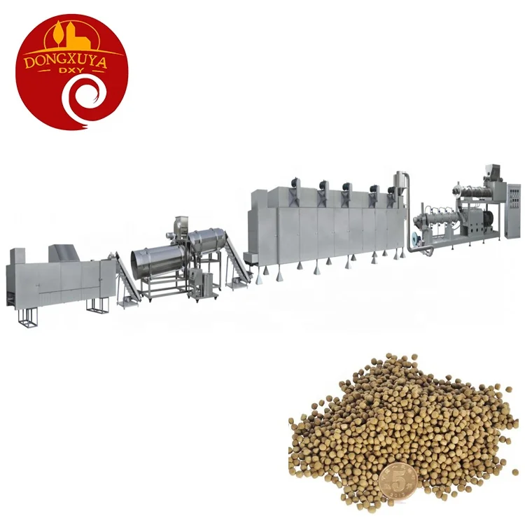 Automatic Fish Animal Feed Processing Machine Extrusion Equipment Production Line Fish Feeding Processing Machine