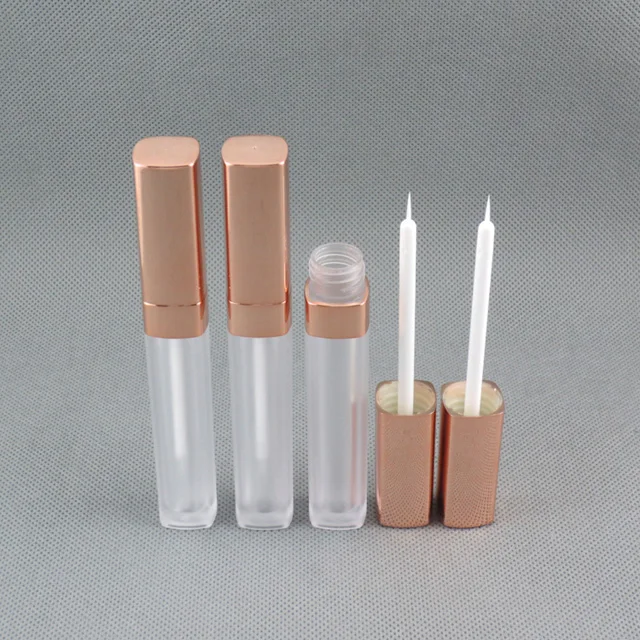 
Free shipping MOQ 500pcs TM-LG050E 5.5ml square shape plastic eyeliner bottle eyelash glue container bottle 