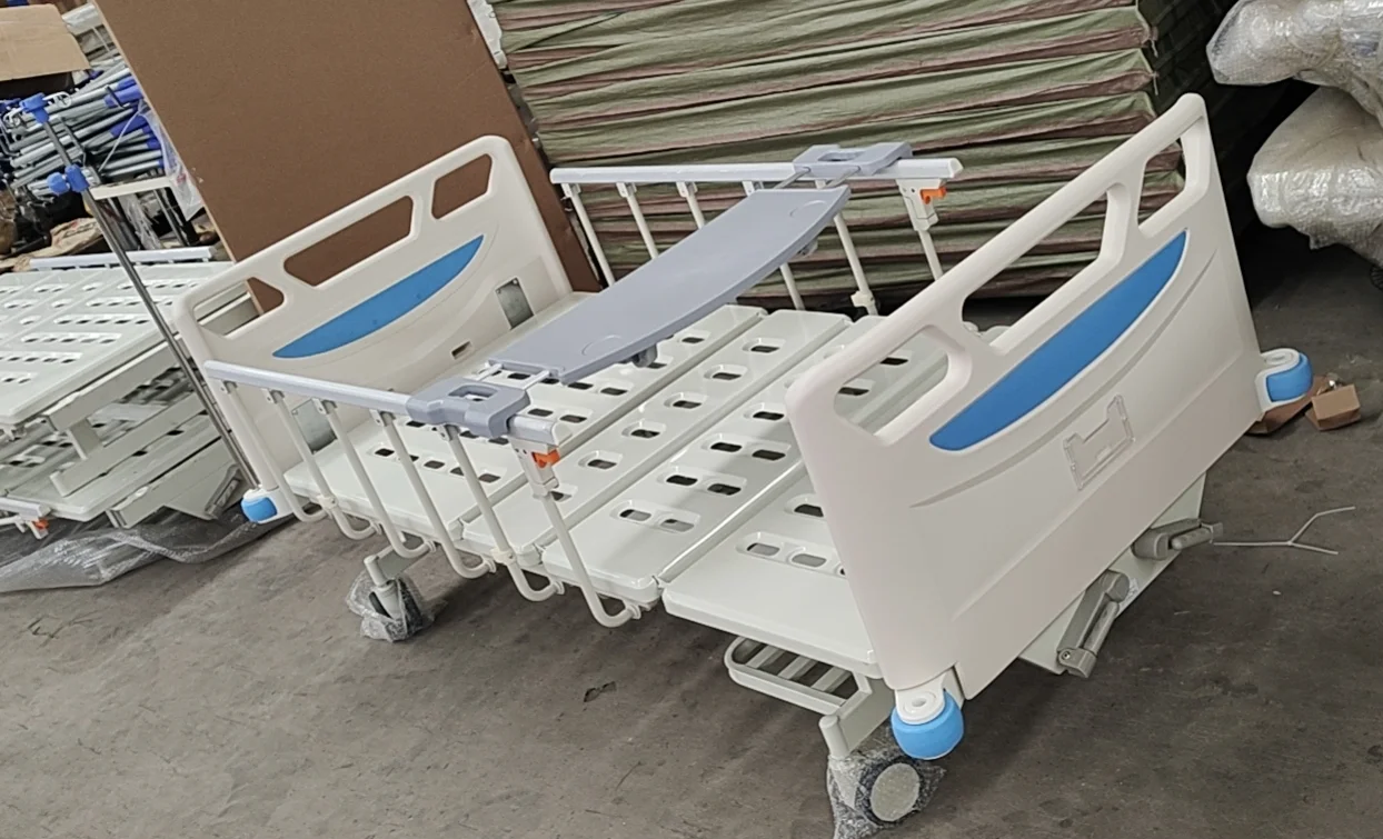 Двухфункциональная многофункциональная Больничная койка с 2 ручными механическими медицинскими кроватями