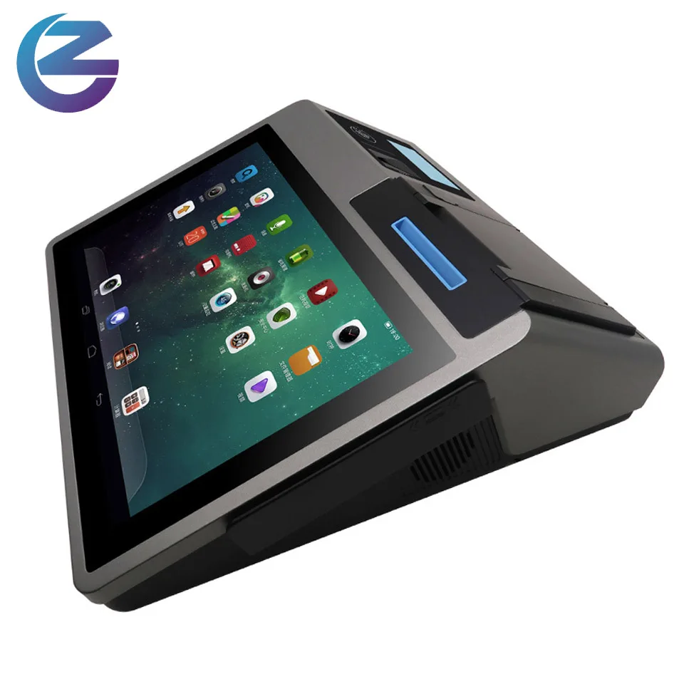 Best quality Z100 ODM touch screen pos equipment 10.1 inch android tablet biometric device machine for restaurant