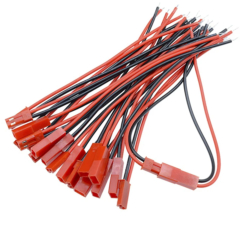  Red SYP JST Connector Plug Cable 22AWG 150mm Silicone Wire For RC LED BEC Lipo Battery Helicopter FPV Drone