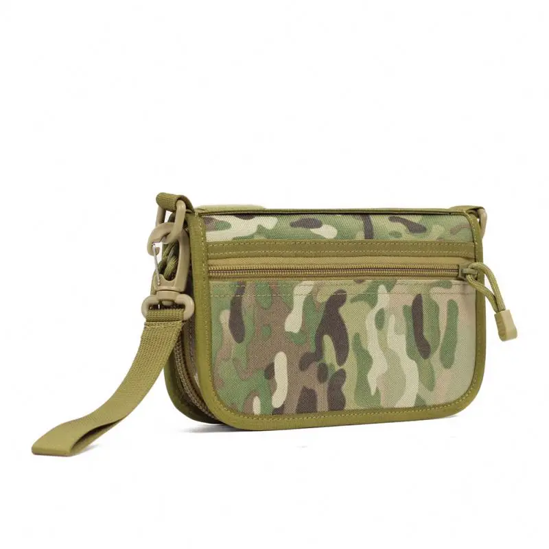 Outdoor Tactical Camouflage Clutch Bag 1000D DuPont Waterproof Clutter Storage Tote With Casual Coin Wallet Storage Pouch