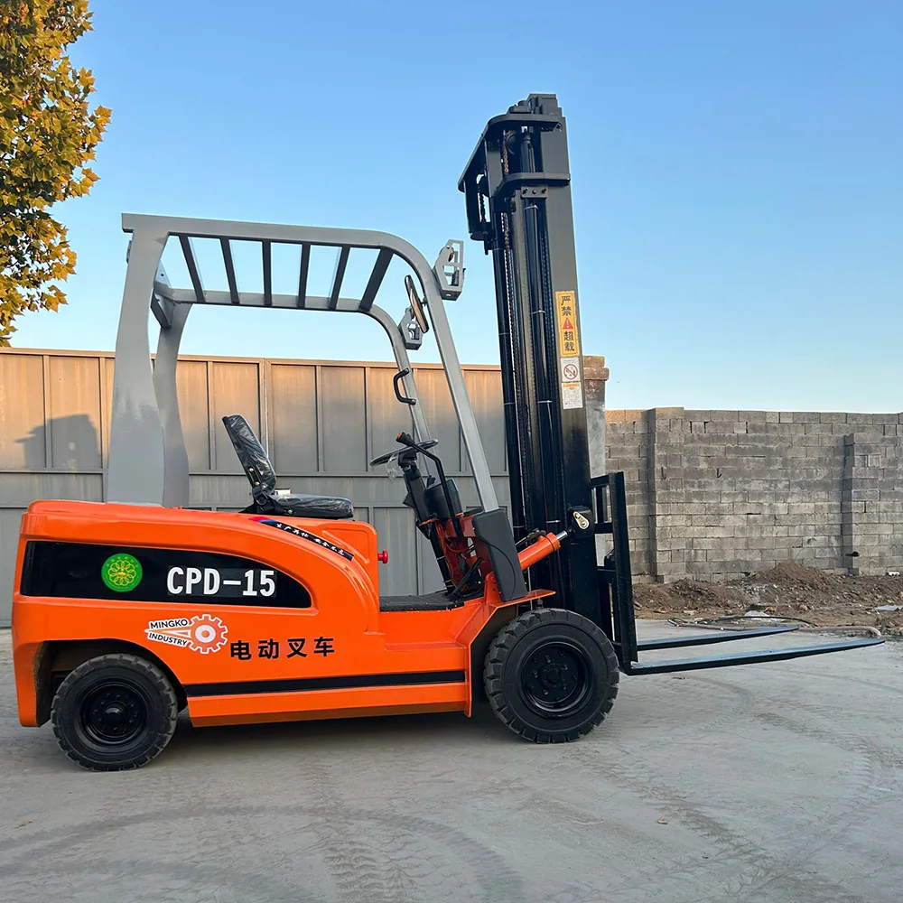 New Electric Forklift 4 Meter Lifting Height 1.5 Ton Mini Electric Forklift