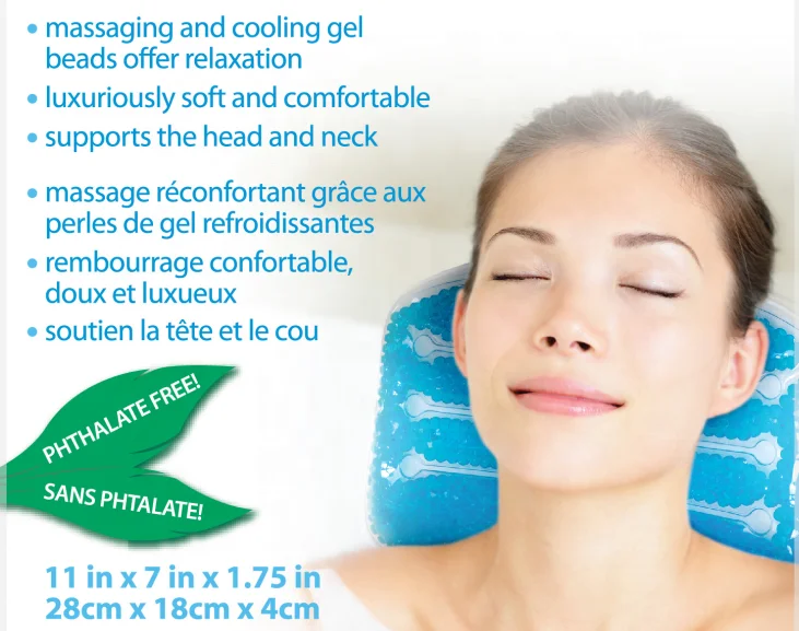 2021 factory new wholesale and retail new gel spa bath pillow