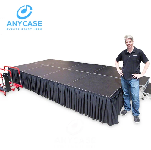 Hot Selling no slip platform smart riser stage Light Weight Banquet aluminum stage