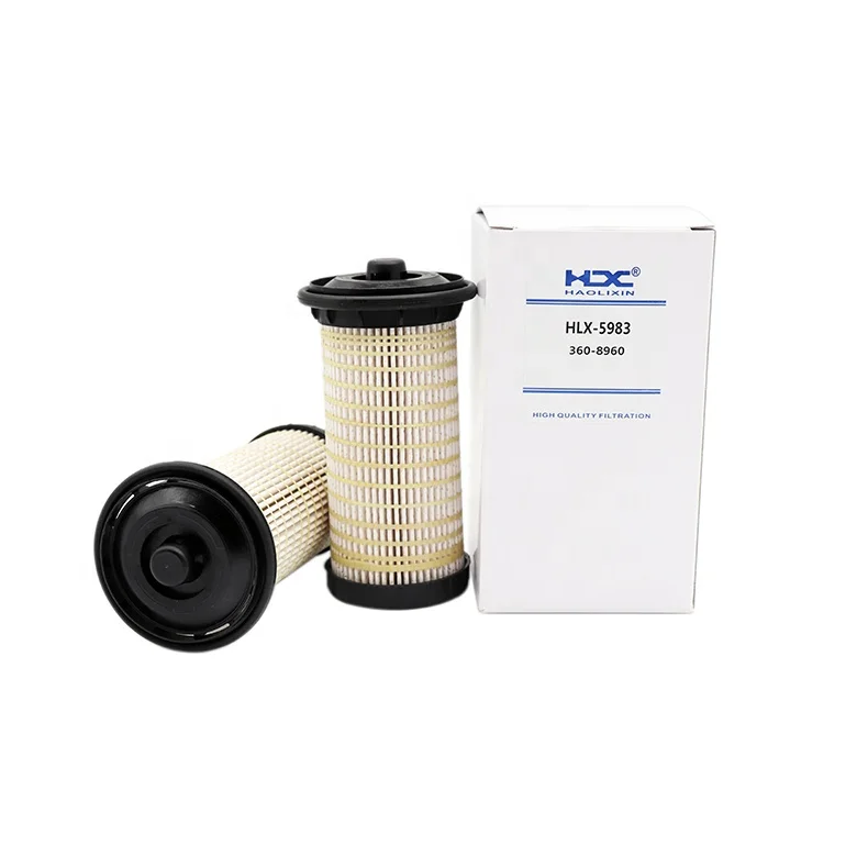 ЭКСКАВАТОР ТОПЛИВНЫЙ ФИЛЬТР двигателя Запасные части EF-55040 360-8960 3608960 360-8958 3608958 SN40678 4461490 SN40730 4461492