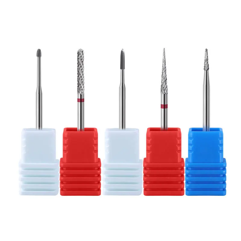 Carbide Nail Drill Bits Grinding Machine Head Hot Selling Tungsten Steel Stainless Steel Nail Art Beauty Punte Fresa Nail Drill