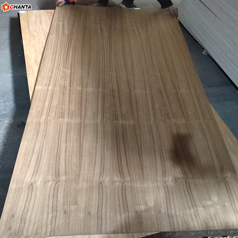 Natural 3mm 3.2mm 4mm standard 3/4 marine Teak Veneer fancy Plywood