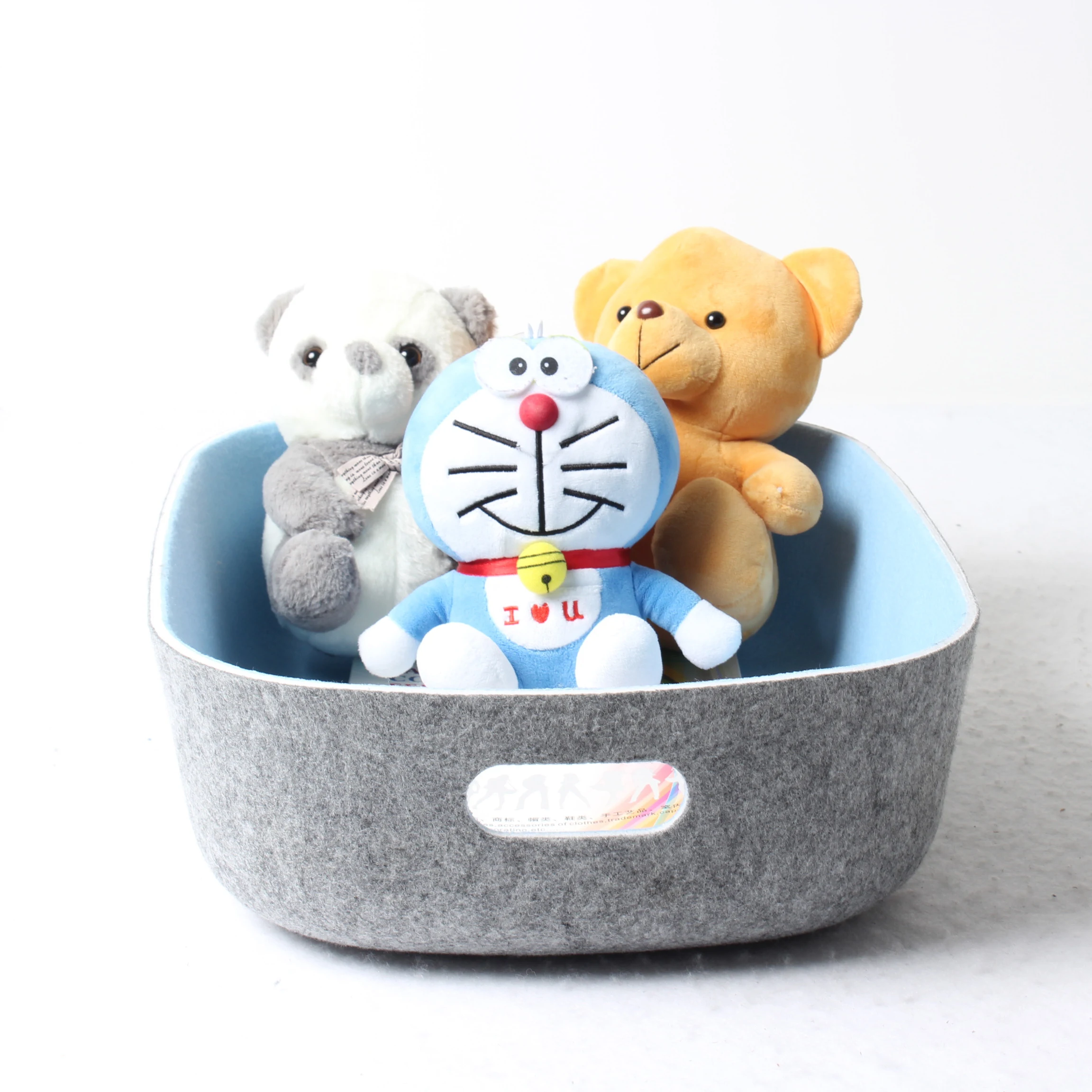 2022 Made in China high quality new storage ideas upcycle felt material various size laundry baskets for home