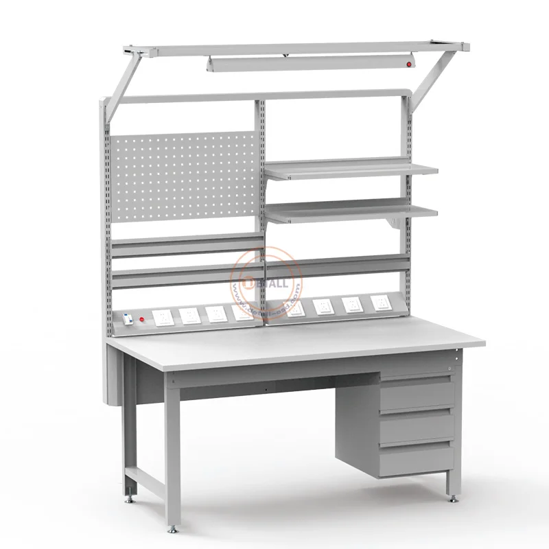 Detall ESD furniture Commercial Steel Heavy Duty antistatic workbench