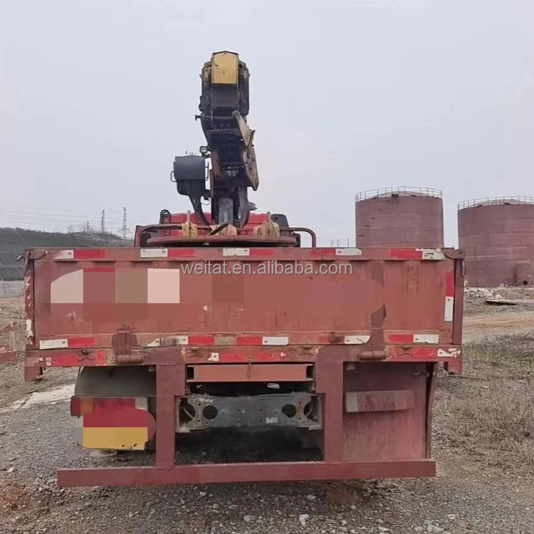 Used 2018 Year 10 Ton 4-section Arm Container 5.6m Lifting Machinery and Equipment Truck Mounted Crane