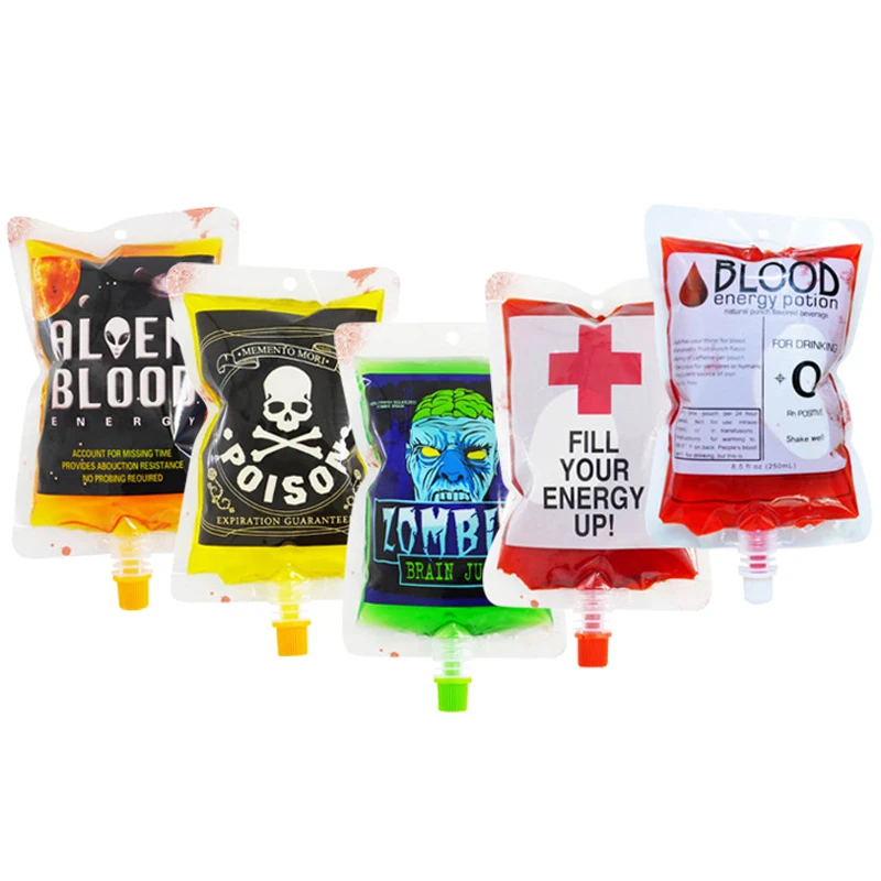 
Collapsible Reusable Foldable Eco Friendly 250ml Water Bottle BPA Free Halloween drink bag 