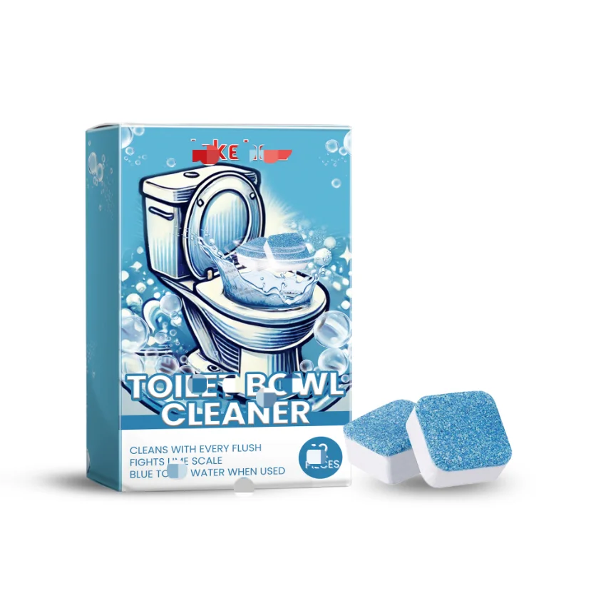 Factory Supply Plastic-Free Pre-Measured Toilet Bowl Cleaner Sheets Remove Stains and Odors Biodegradable Toilet Cleaning Strips