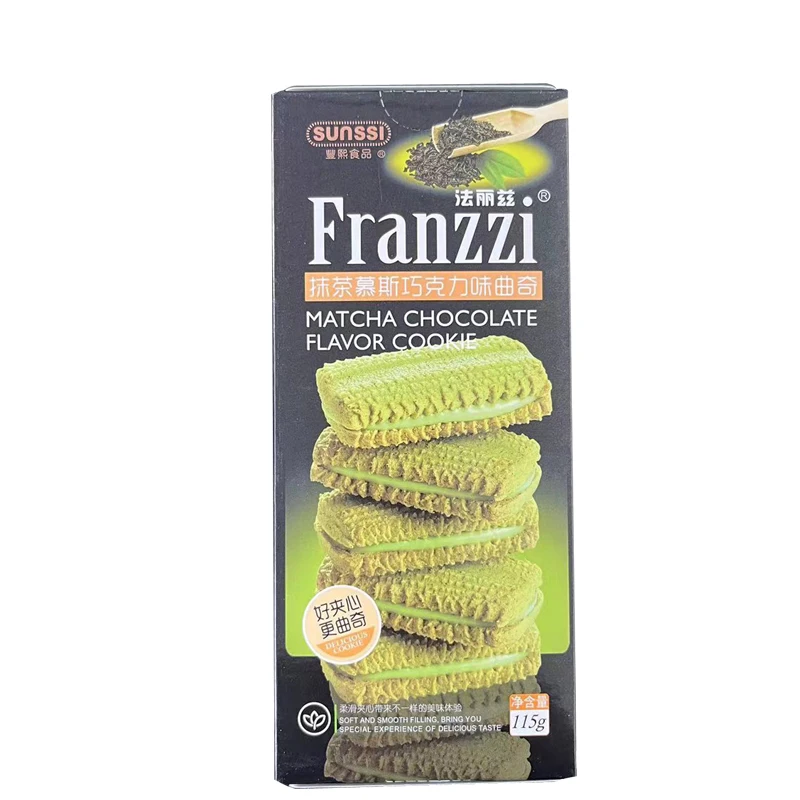 Chinese Snack Frannzzi Cookies Various Flavored Sandwich Falittz Cookies Biscuit