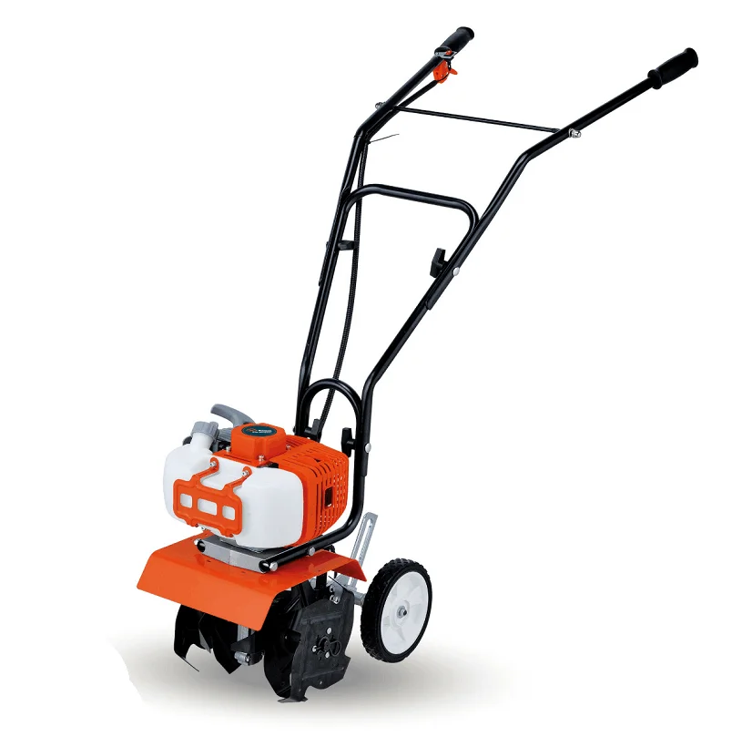 Hand Push Gasoline Garden Cultivators  Mini Tiller 6 blade