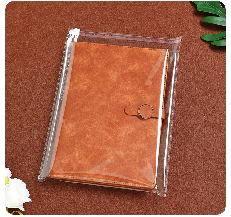 High Quality Custom Printed transparent Opp Self Adhesive Bag with Header Sealing Plastic Packing OPP Poly Bag