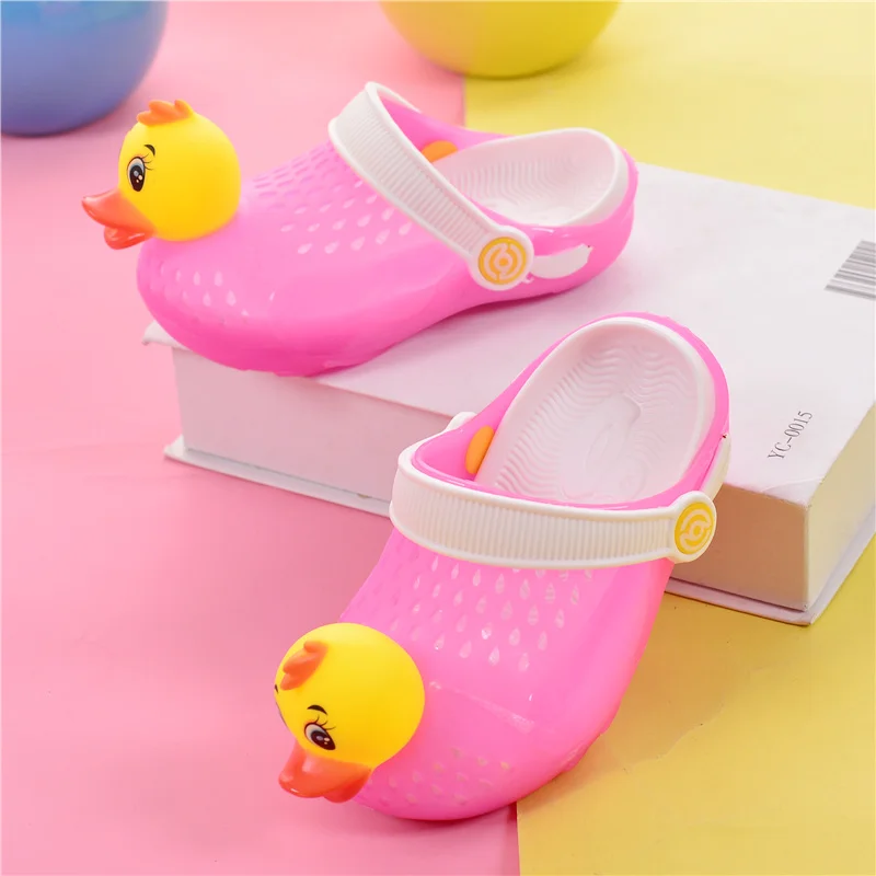 
Cheap Duck Slippers for Toddlers Summer Beach Flats 4c Baby Shoes Size Shoe for 1 Year Old Baby Summer Sandals 