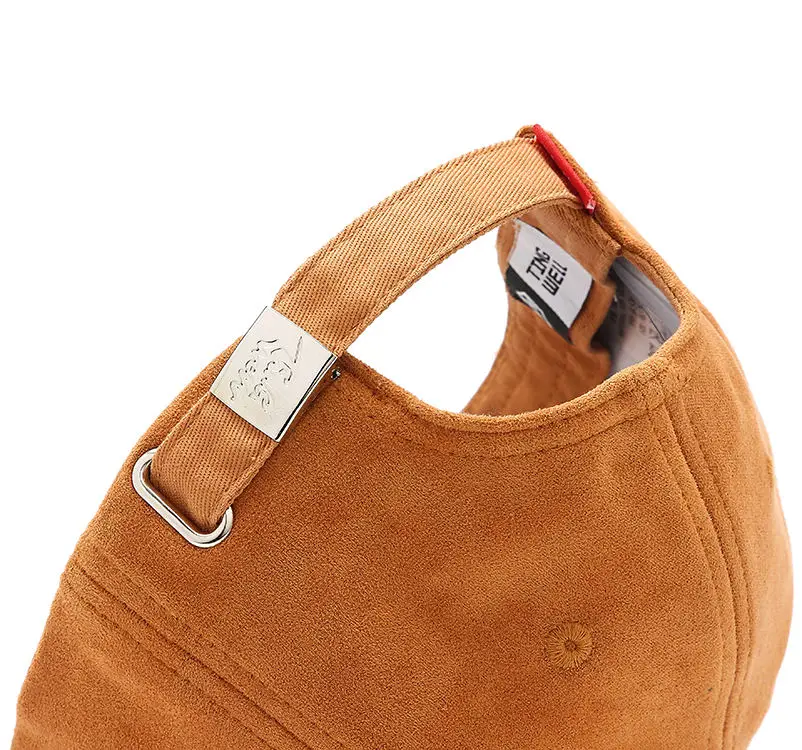 TINGWELL Fitted Baseball Cap High Quality Suede Cotton Material Adjustable Indoor Outdoor Sport Cap