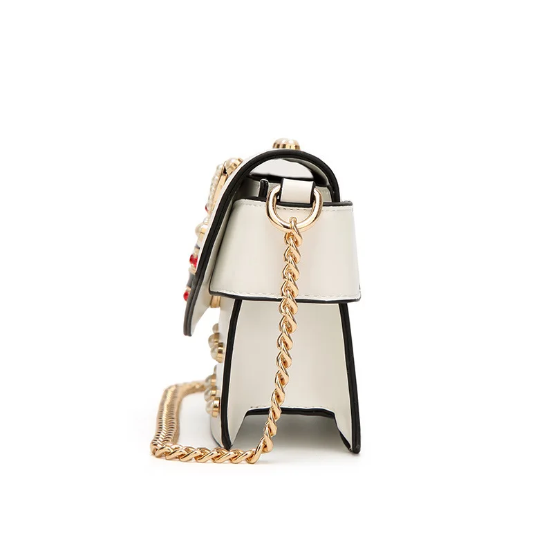 Chains Bee Luxury Handbags Designer Famous Brand Shoulder gg Pearl Crossbody Color Shoulder Phone Purses Bags For Girls