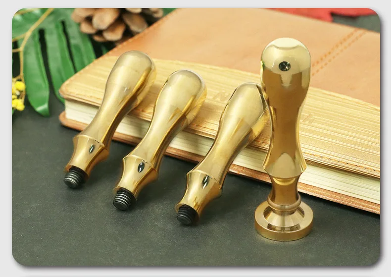 New Metal Copper Handle For Wax Seal Stamp resin handles for seal