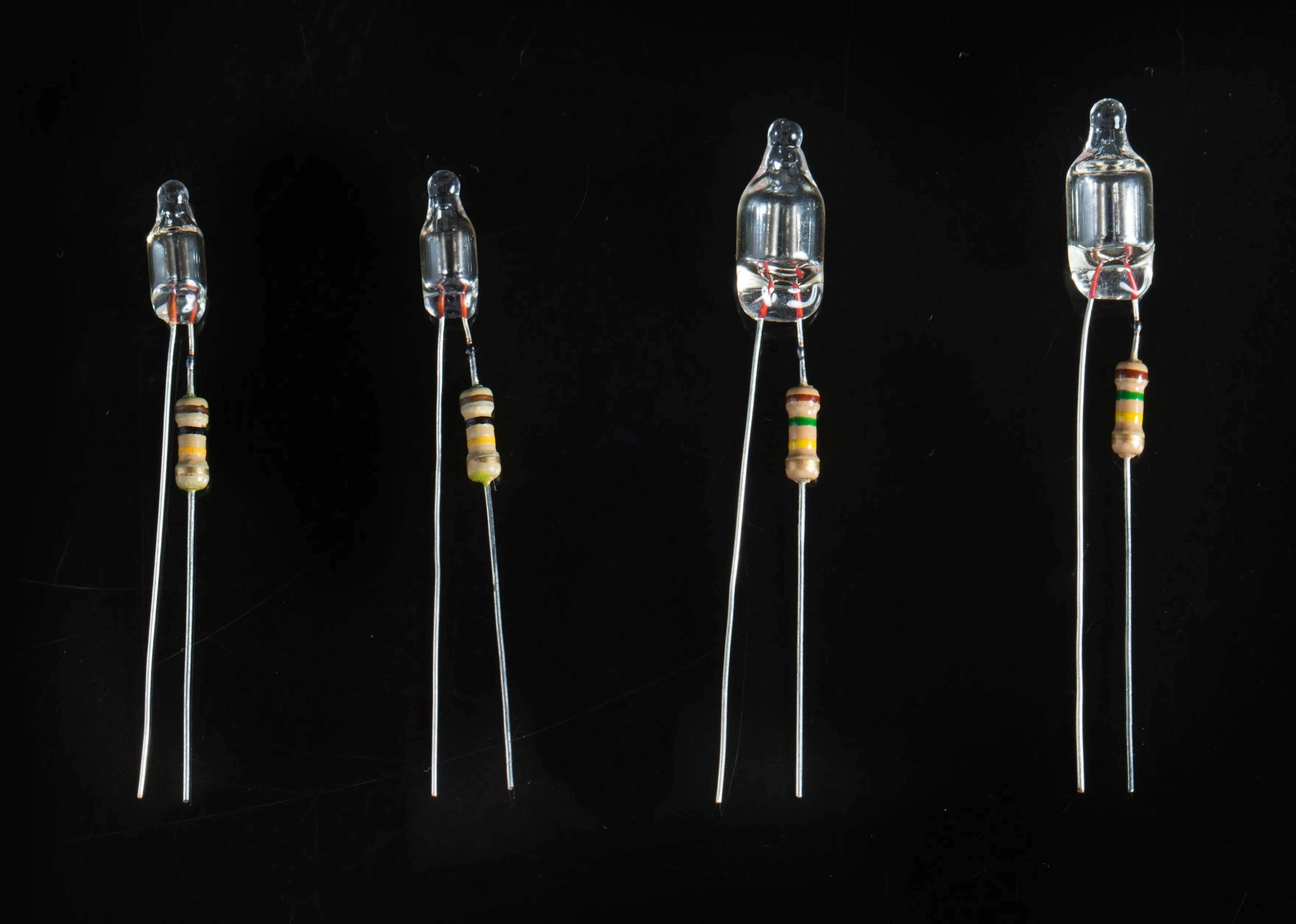 Butt Welded or electric welded Neon Lamps with Resistor