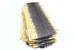 Dry raw water snake skins for leather