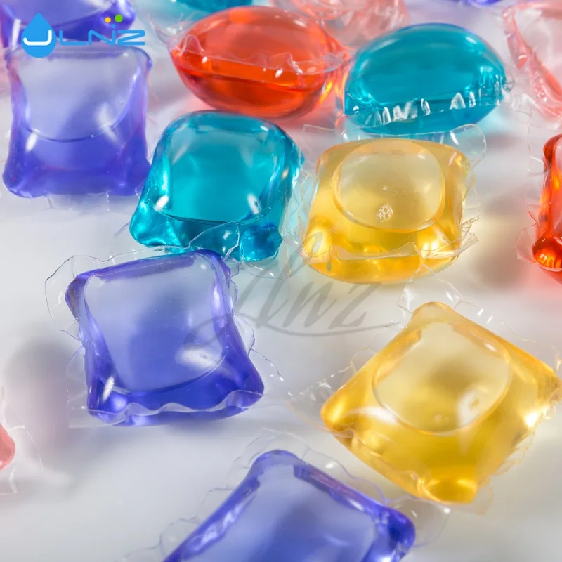 Fragrance Laundry Detergent Capsules Perfume Laundry Beads Apparel OEM ODM Gel Washing Capsules Box or Bag Soap Gel 3 in 1