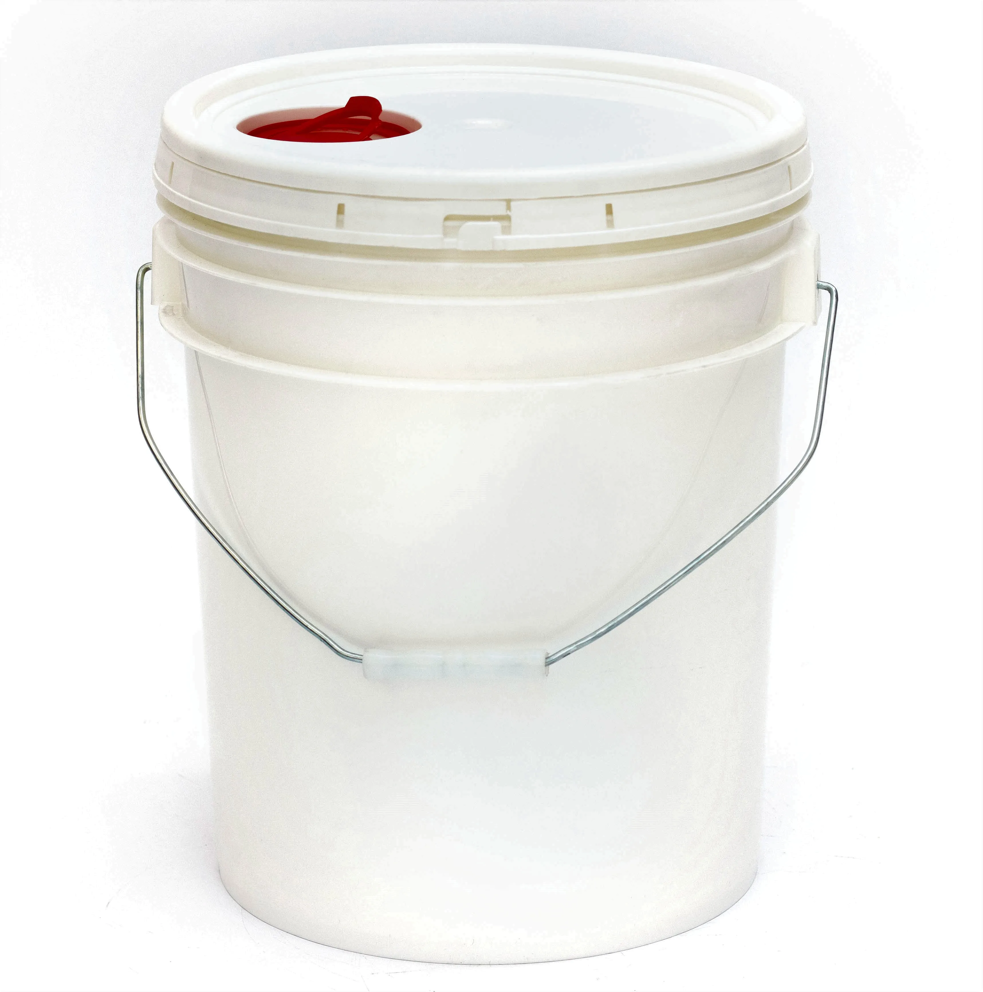 
Common 20L Snap Lid With Spout Pail White Bucket 
