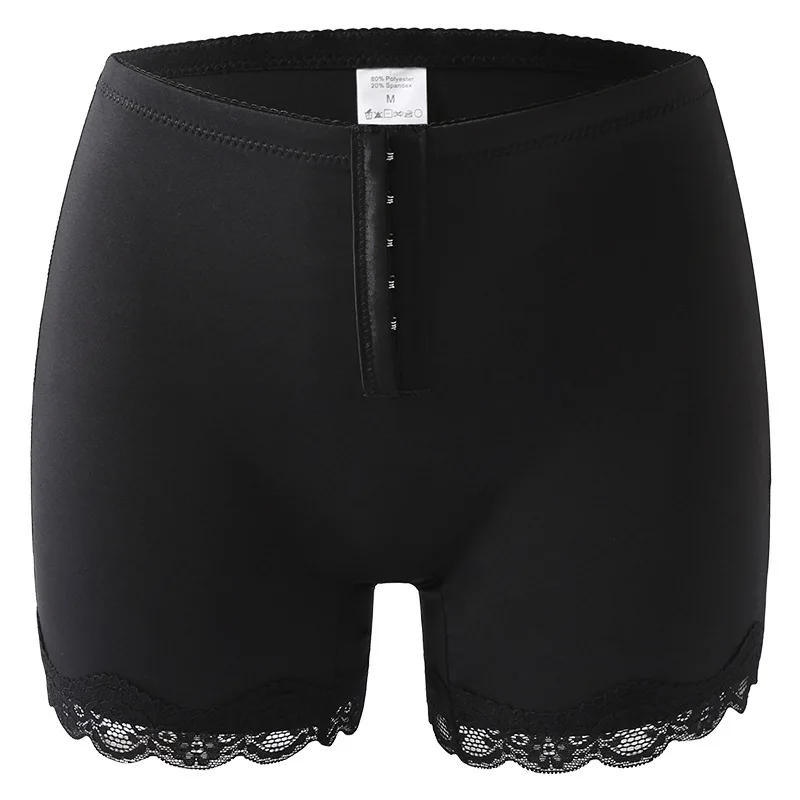 Body Shapewear Women Butt Lifter Mid-rise Boyleg Slimming Sheath Plus Size S-6XL Standard Adults Knitted Shapers Powernet / Lace
