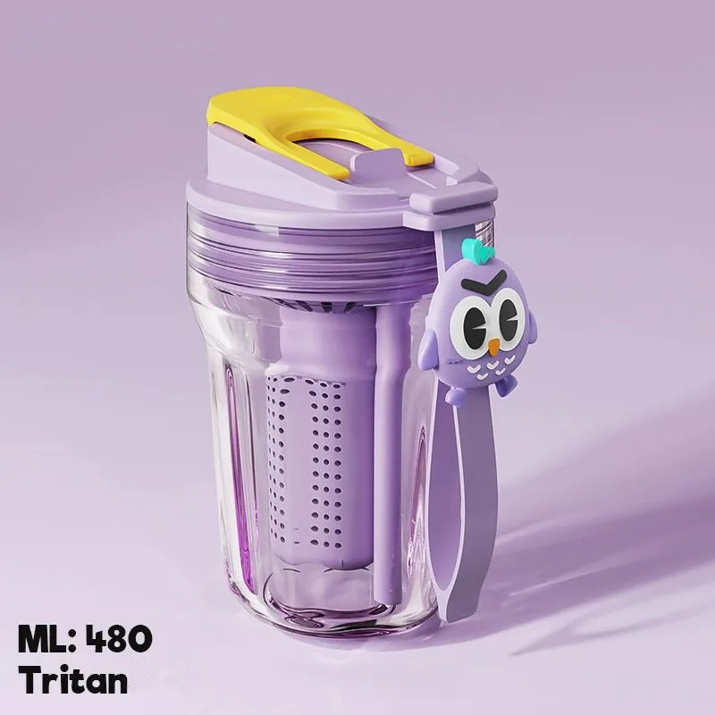 Cool Rock Cup Tritan Water Bottle for Woman and Kids