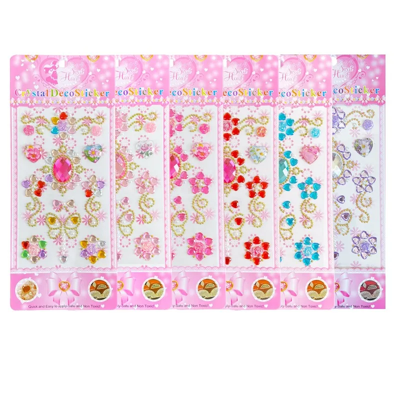 2024 Jewel Crystal Stickers Self-Adhesive Gems For Diy Craft Nail Body Makeup Personal decoration