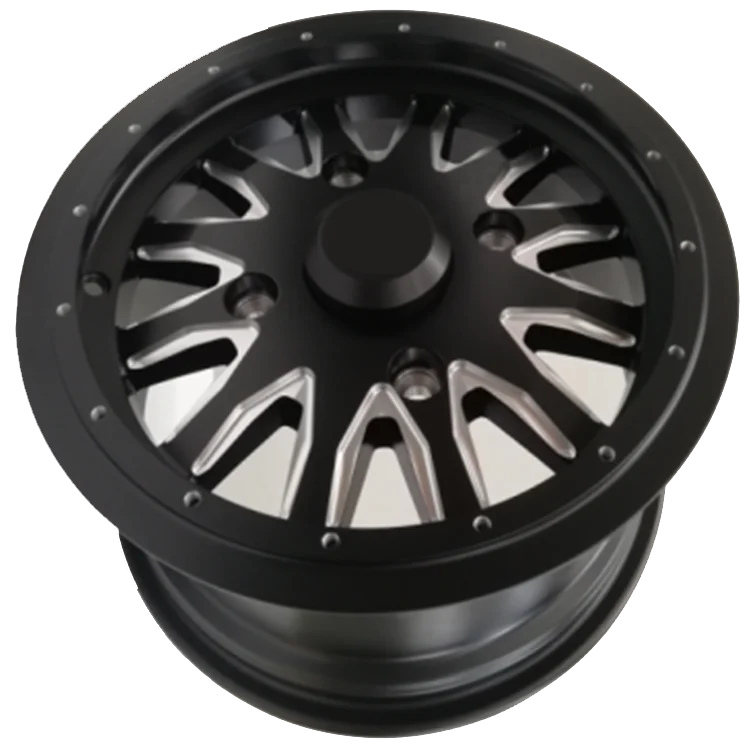 New design car rims 15 16 inch matt black chrome hardware add-on 4x156.2 wheel rims cast aluminum wheels