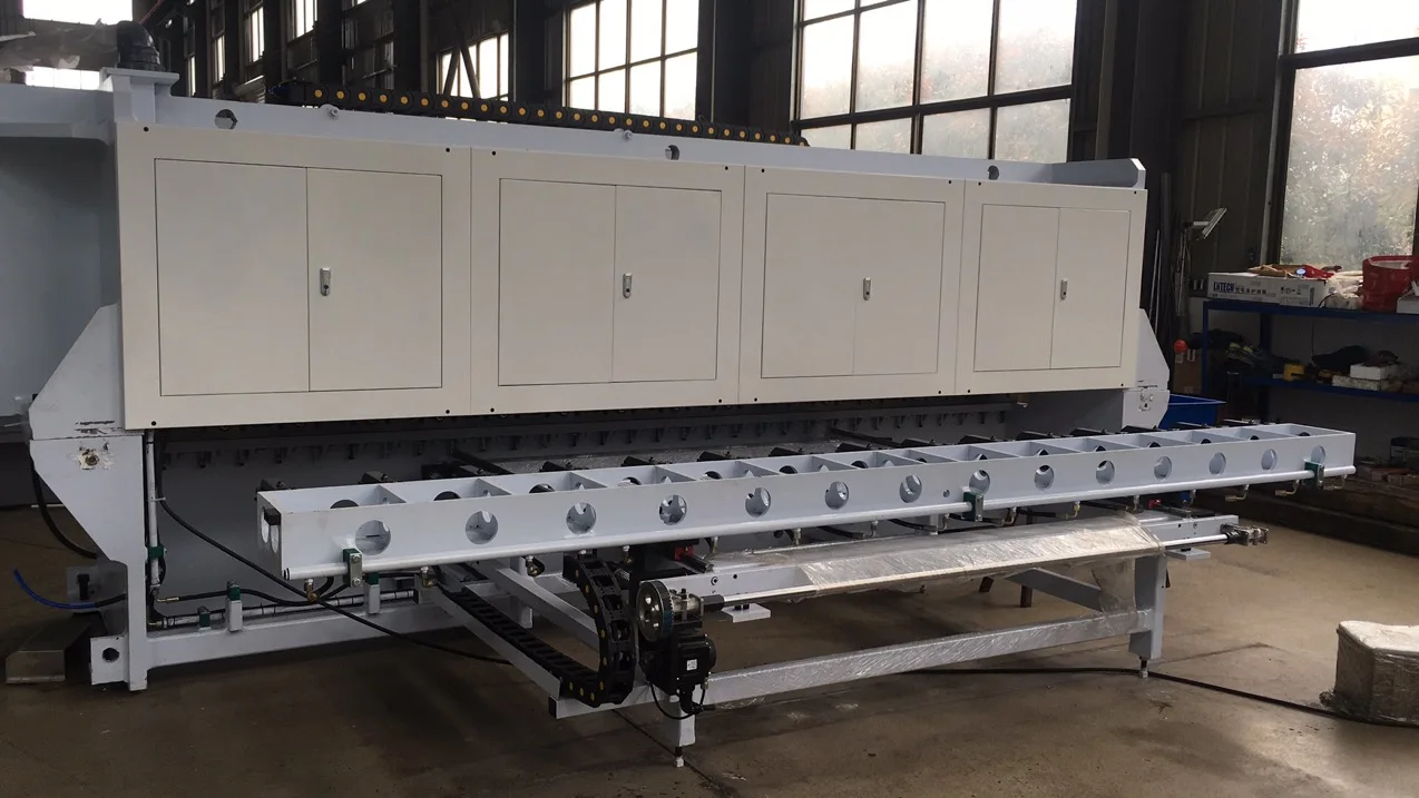 cnc gantry double-drive stainless steel v groove machine/v groover/metal grooving machine