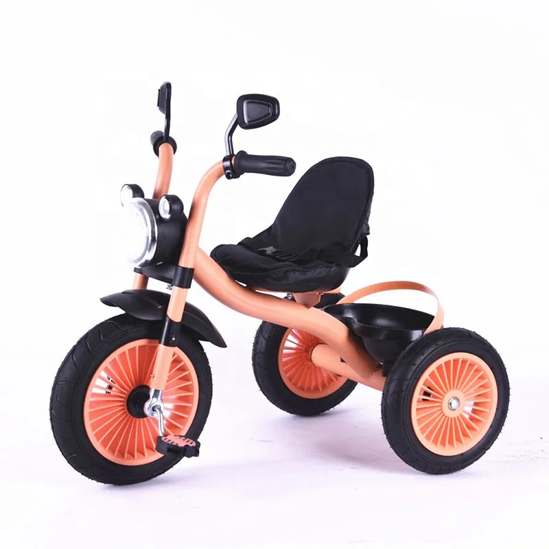 With Safety Belt and Seat Cover of Sweet Orange Baby Tricycle Triciclo para bebes for 1-6 years old baby