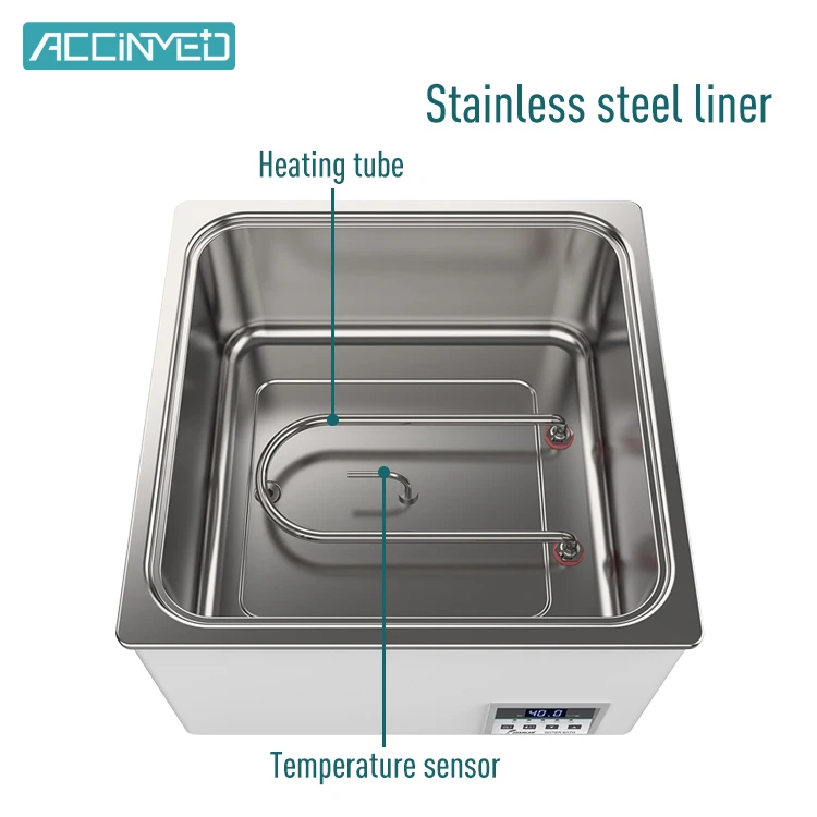 Lab Medical Application Portable Custom Electric Heating Series For Thermostatic Six Holes Digital Thermostatic Water Bath