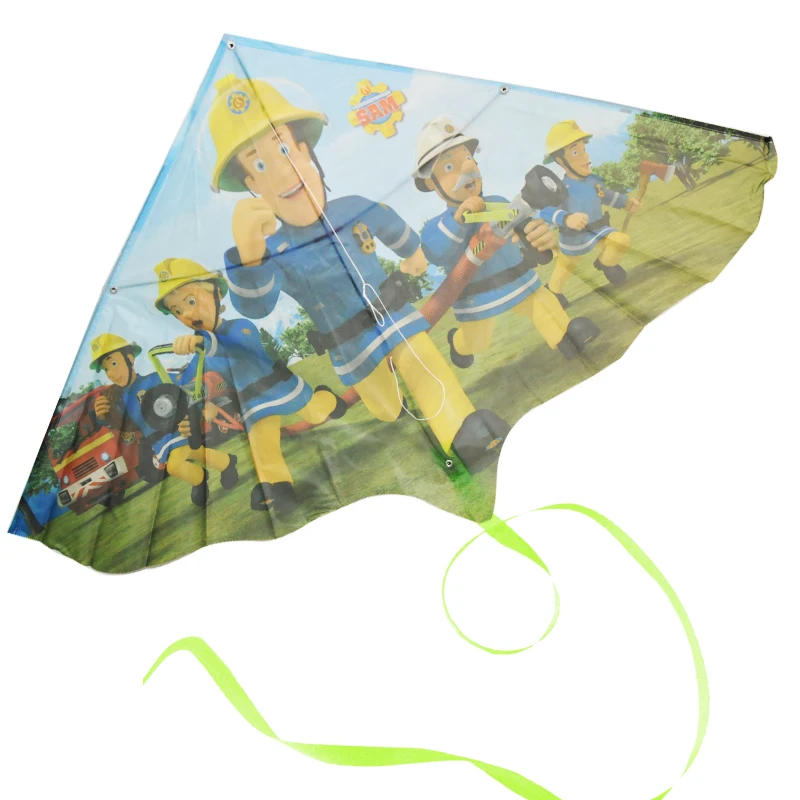 Single line plastic PE   kite promotional cartoon animal unicorn delta  kite for kids