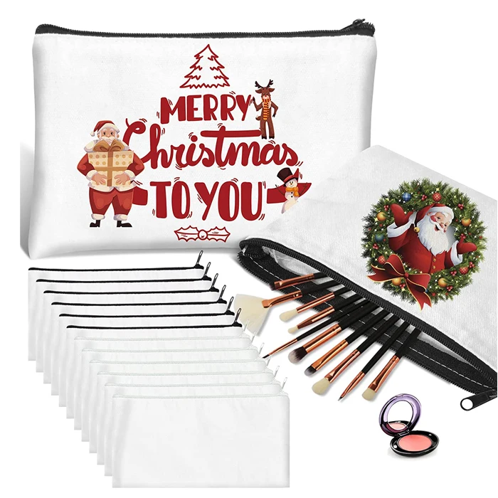 Personal Custom Sublimation Blanks Reusable Gift Bags Cosmetic Bag Jewelry Candy Present Bag DIY  Heat Transfer  Pouch