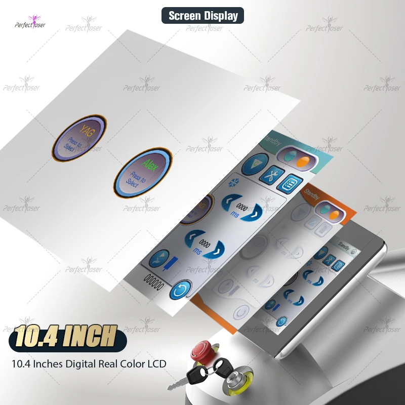 Александритовый лазер для удаления волос, александритовый лазер для удаления волос, удаление Вены, лазерный аппарат с длинным импульсом Nd Yag