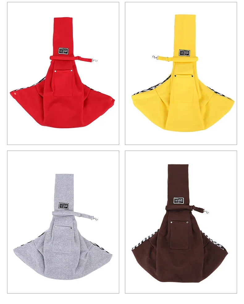 Qbellpet Wholesale pet carrier bag Dog Sling Carrier for Small Dogs pet slings with extra pocket storage with storage pocket