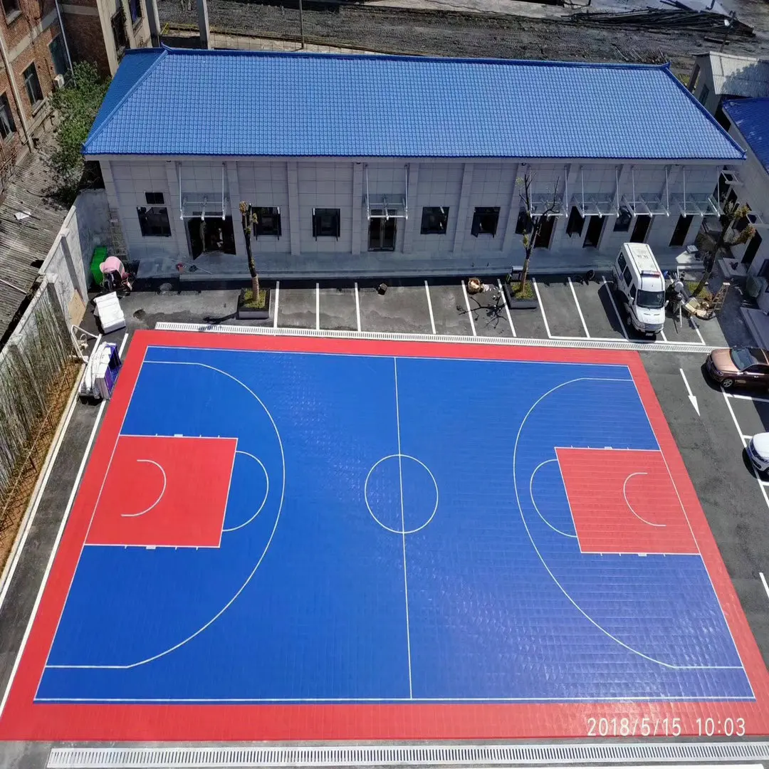 Plastic outdoor PP puzzle Futsal courts sports Flooring basketball floor tennis floor